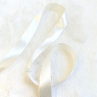 2.5cm x 25 Yard SS Satin IVORY 53