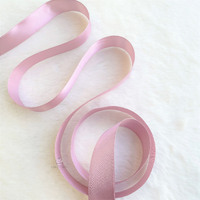 2.5cm x 25 Yard SS Satin DIRTY PINK 71