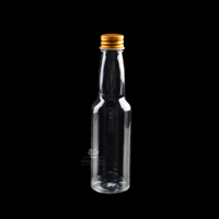 100ml Long Neck Bottle Gold Lid