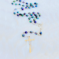 Abstract Rosary Multi Colour 50cm