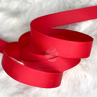 1.2cm x 100 yard Bulk GROSGRAIN RED 250