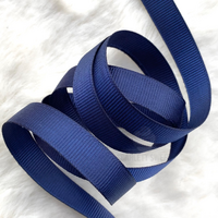 1.2cm x 100 yard Bulk GROSGRAIN NAVY BLUE 370