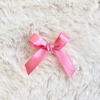 4cm Satin Bow DUSTY PINK 23 50PC