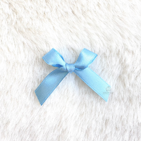 4cm Satin Bow BABY BLUE 197 50PC