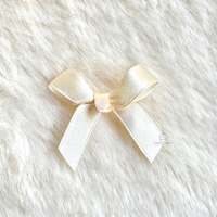 4cm Satin Bow IVORY 53 50PC