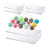 15 Holes Pop Stick Acrylic Stand