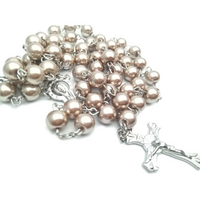 55cm Pearl Champagne Rosary