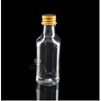 75ml Cubed Bottle Gold Lid