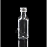 75ml Cubed Bottle Silver Lid