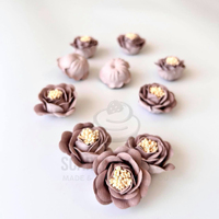 4.5cm Zena Craft Flower Pink