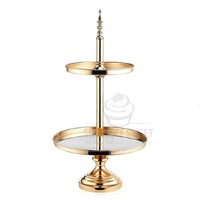 Jennie Range 2 Tier Gold Cake Stand