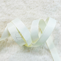 1.2cm x 25Y Ivory Grosgrain 810