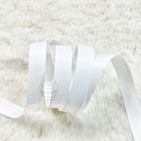 1.2cm x 25Y Grosgrain Ice White 029