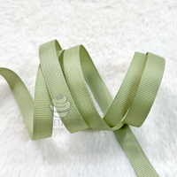 1.2cm x 25Y Grosgrain Spring Moss 567