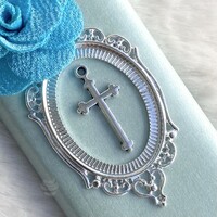 2.9cm Silver Cross Charm