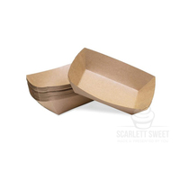 No.2 Kraft Brown Food Tray 50PC