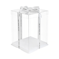 Square Tube 6.5''x20cm PVC Clear Box