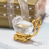 Crystal Pram Gold 4.5cm