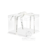 Square Tube 10''x18cm PVC Clear Box