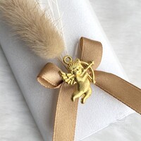 Gold Metal Angel Charm