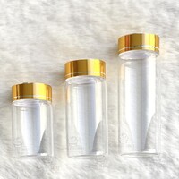 40ml Glass Borosilicate Gold