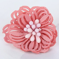 2.8cm Lyly Flower Salmon Pink