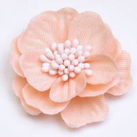 3.5cm Charlotte Flower Salmon Pink