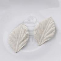 3.5cm Leather Leaf Ivory