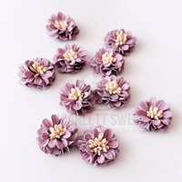 2.5cm Vivian Flower Pink