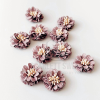 2.5cm Vivian Flower Beige