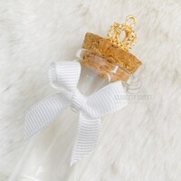 Gold Crown Charm 1.7cm