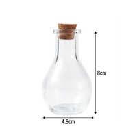 55ml Pot Belly Glass Cork Bottle