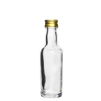 100ml Glass Long Neck Bottle Gold