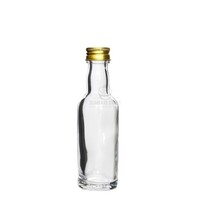 50ml Glass Long Neck Bottle Gold