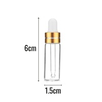 5ml Glass Clear Dropper Bottle