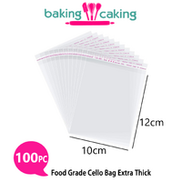 10x12cm Cello Bag Extra Thick