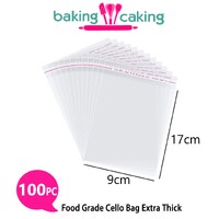 9x17cm Cello Bag Extra Thick