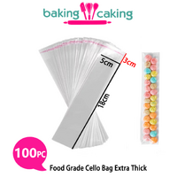 5x18cm Cello Bag Extra Thick