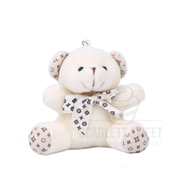 White LV Plush Bear 10cm