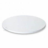 8'' Round 5mm Masonite MDF Board White