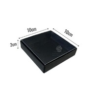 10x10x2cm Black Base Clear Lid