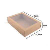 Bulk Medium BROWN Catering Box & Lid