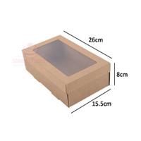 Bulk Extra Small BROWN Catering Box & Lid