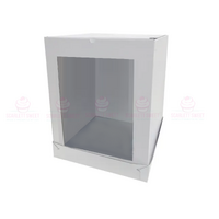 10" x 10'' x 14" Extra Tall Front Window Cake Box