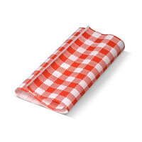 23x23cm Small Red Gingham Greaseproof 250pc