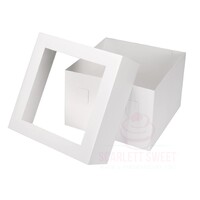 16" x 16" x 6"  Window Cake Box