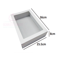 Bulk Medium WHITE Catering Box & Lid