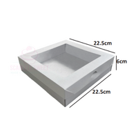 Bulk Small Square WHITE Catering Box & Lid