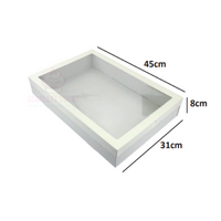 Bulk Extra Large WHITE Catering Box & Lid