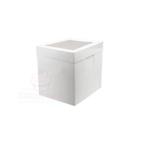 10" x 10'' x 12" Extra Tall Top Window Cake Box